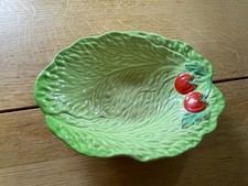 Beswick/Carlton Ware Green Lettuce Leaf  & Tomato Small Shallow Bowl
