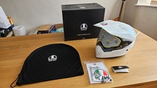 AGV AX9 Motorcycle Adventure Helmet White MS (57-58cm) Medium - Used Once, Boxed
