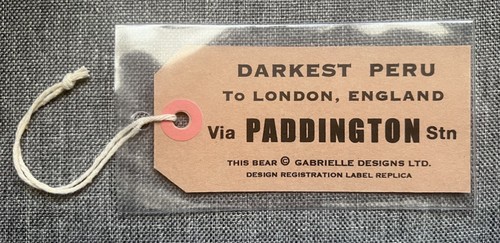 Luggage label for - label, 18"