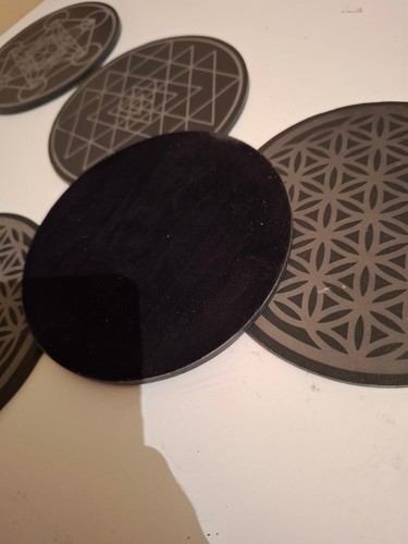 Set crystal grid tiles - of,