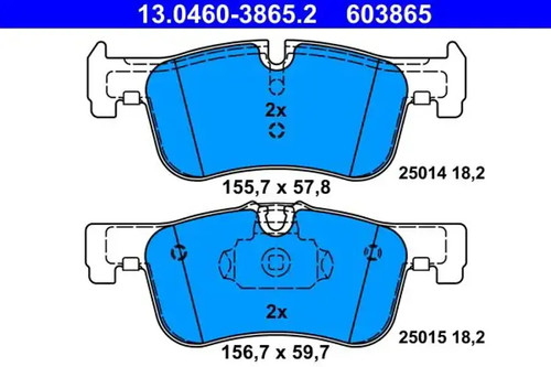 Brake pads 0460 - brake,