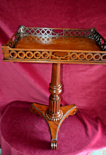 Antique regency mahogany small - mahogany,