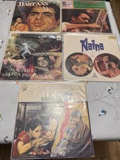 Rare Bollywood Odeon Vinyl & Ravi Shankar Vinyl LP Record Lot