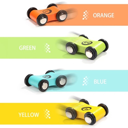 4pcs toy ramp car - 4pcs,