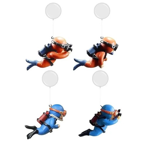 Fish tank diver ornament - fish,