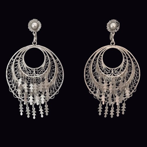 Vintage silver tone - vintage, filigree