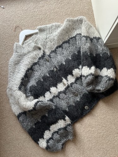 Gestuz chunky alpaca cardi - chunky,