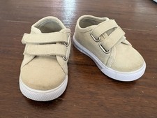Chicco baby beige canvas shoes - canvas,