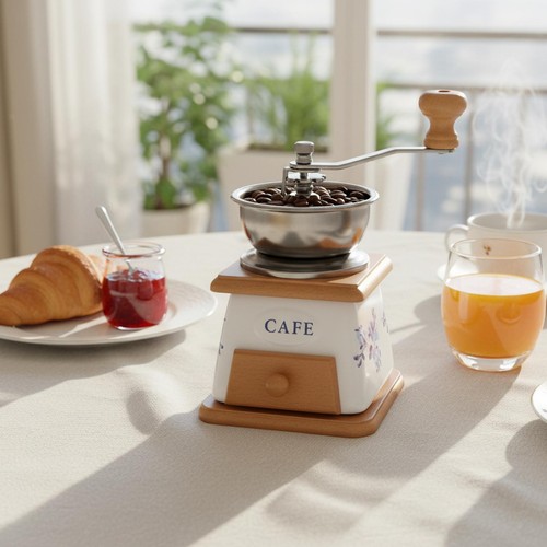 Vintage hand coffee grinder - hand,