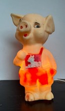 Vintage Combex Pig Light Lamp Light 1960s 1970s