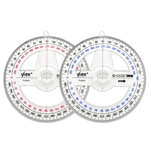 360 protractor pack 2 - protractor,