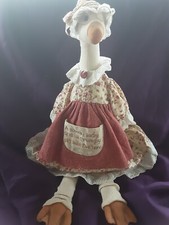 Mother Goose 15" Doorstop "A