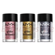 NYX Face And Body Glitter Brilliants Make Up Pot 2.5g - Choose Your Shade
