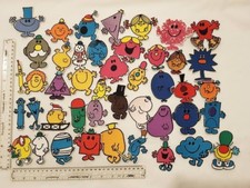 1 NEW SEW OR IRON-ON EMBROIDERED MR MEN LITTLE MISS PATCH MOTIF BADGE