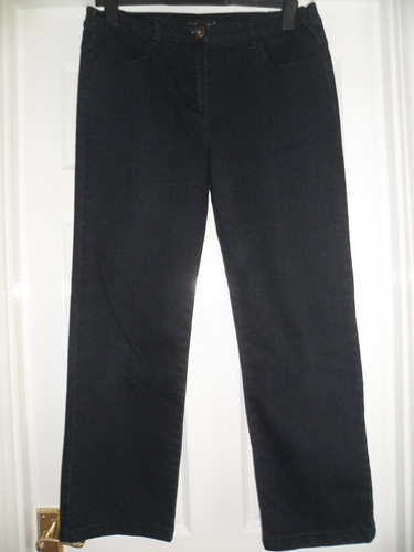 Ladies black straight leg - black,