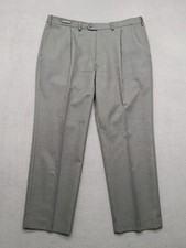 M&S Chino Men's Size 38 Light Grey 29"Leg  Straight Crease Resistant Lightweight