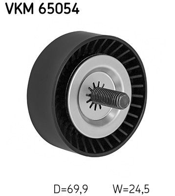 Ribbed belt deflection guide - v-ribbed,