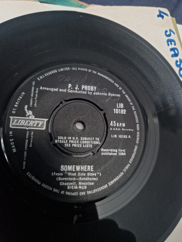 Proby somewhere 1964 - .,