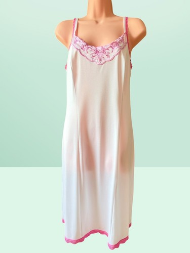 Vintage slip sheer with pink - slip,