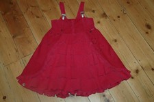 EUC JOTTUM Deep Pink Suspender Special Occasion Sequin Dress 116 5-6 £100+