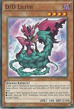 YU-GI-OH CARD: D/D LILITH - SDPD-EN008 1ST EDITION