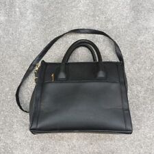 TU BLACK FAUX LEATHER HANDBAG SHOULDER BAG GOLD ZIP UP PREMIUM Y2K