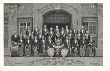 ST  HILDA COLLIERY BAND,  - OLD SOUTH SHIELDS POSTCARD (ref 4655/25/W7)