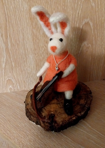 Handmade needle felted - felted,