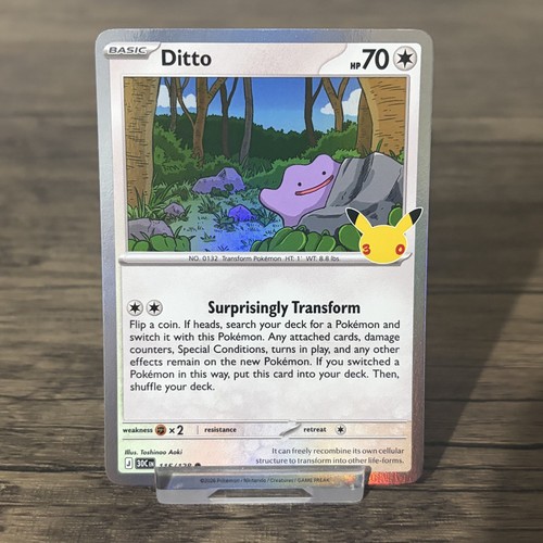 Pokemon tcg ditto 30th - pokemon,