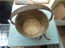 vintage brass jam pan