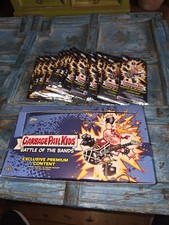 GARBAGE PAIL KIDS BATTLE OF THE BANDS EMPTY HOBBY COLLECTORS BOX + WRAPPERS 2017