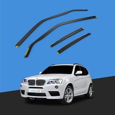 BMW X3 F25 2010-2017 5 Door SUV Wind Deflectors 4pc Tinted