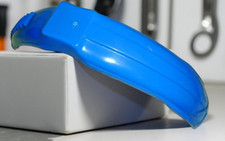 blue UFO Vintage Mudguard Front  Front FENDER For MX Enduro TRIALS classic look