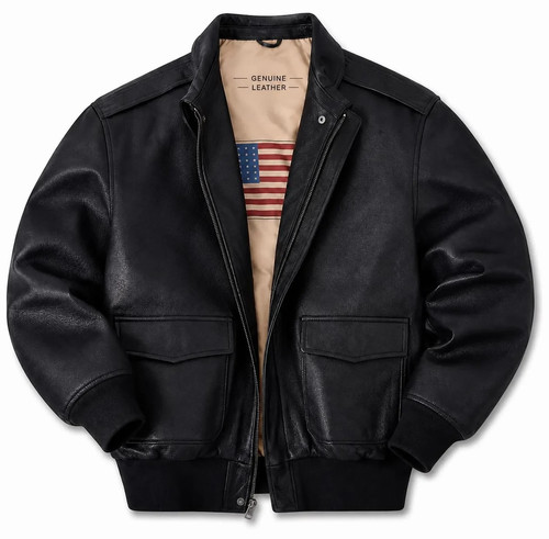 Men flight jacket black - jacket,