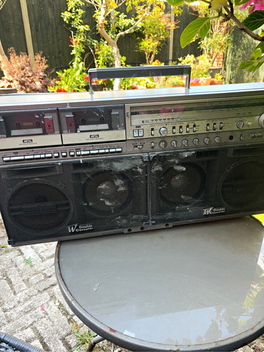 Sharp 777 boombox dual - gf-777,