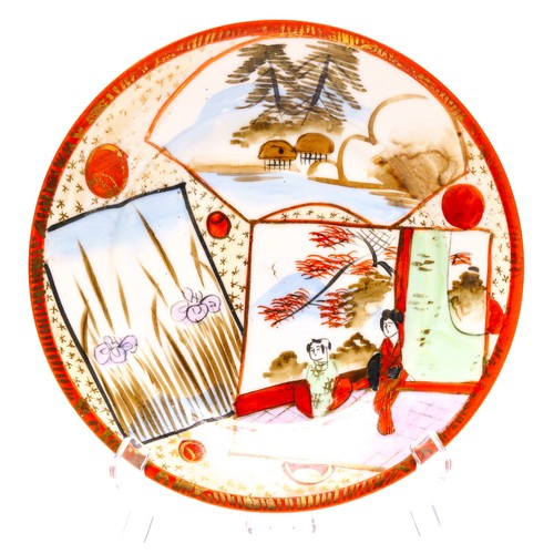 Japanese porcelain plate gilt - porcelain,
