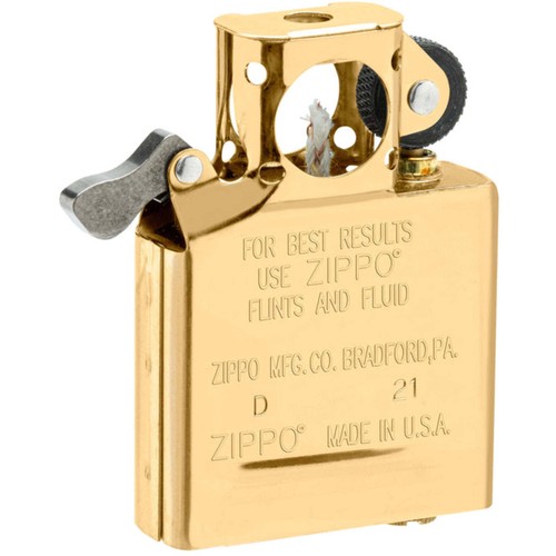 Zippo pipe lighter insert - zippo, gold