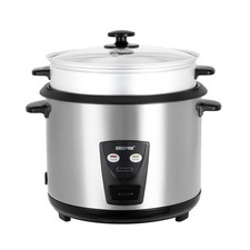 GEEPAS 2.8L Rice Cooker Steamer with Keep Warm Function Automatic Cooking 1000W