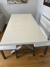 Dwell White Dining Table With