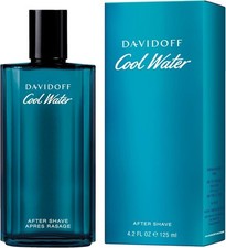 Davidoff Cool Water After Shave 125ml Splash For Him NEW. Men's Aftershave