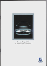 Peugeot 406 1999 UK Fleet Market Sales Brochure L LX GLX GTX Executive