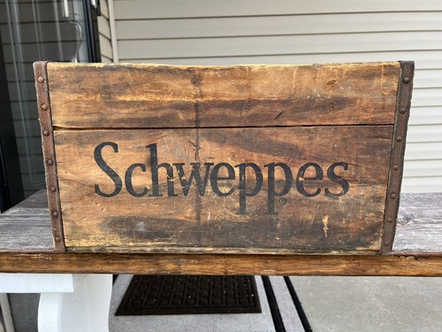 Vintage schweppes wood - vintage,