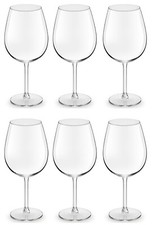 Large Crystal Red Wine glasses