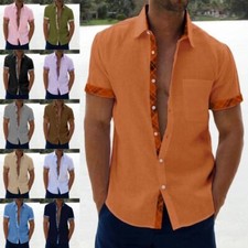 Mens Short Sleeve Hawaiian