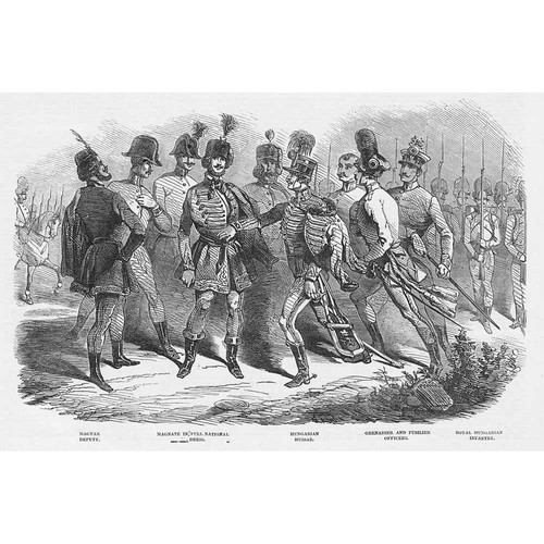 Hungary types soldiers of - of,
