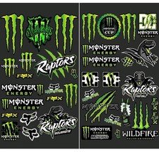 2 Sheets - MONSTER Raptors