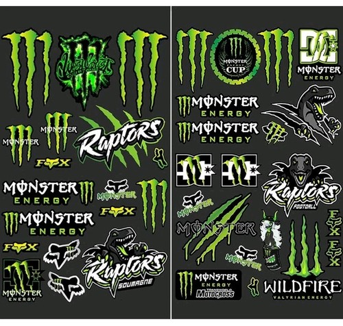 39x stickers sheets - stickers, monster