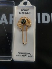 ~ Vintage ~ Genuine Opal Australian Made ~ Book Marker ~  Paperclip ~NICE!