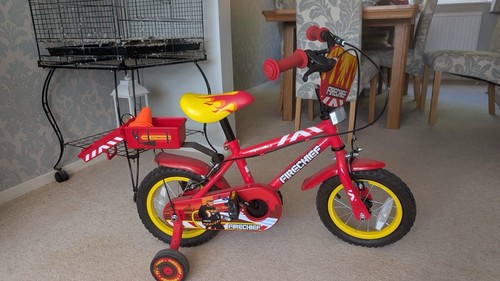Fire chief kids bike - fire,