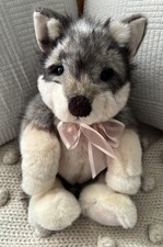 Charlie Bears Lovell Wolf with Bow - Isabelle Lee Collection -2019 Retired
